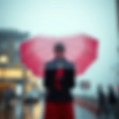 Notable The Heart-Shaped Umbrella: A Unique Intersection of Fashion and Functionality