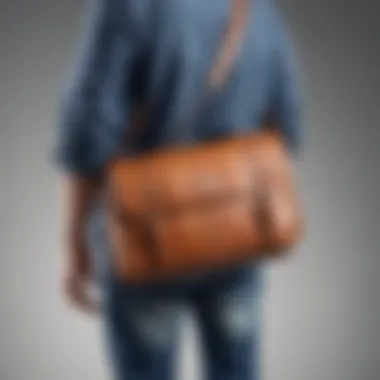 Ergonomic design of a messenger bag