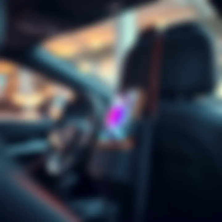 Innovative Handbag Holder with Technology Innovative handbag holder featuring smart technology integration