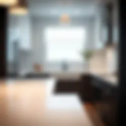 Elegant silicone gap cover in a modern kitchen setting