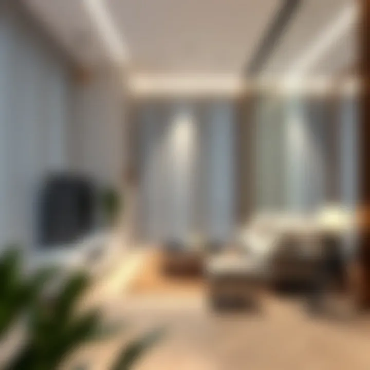 Innovative use of silicone gap covers in contemporary interior design