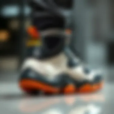 Design Features Close-up of the innovative design features of Jimmy Butler's shoes