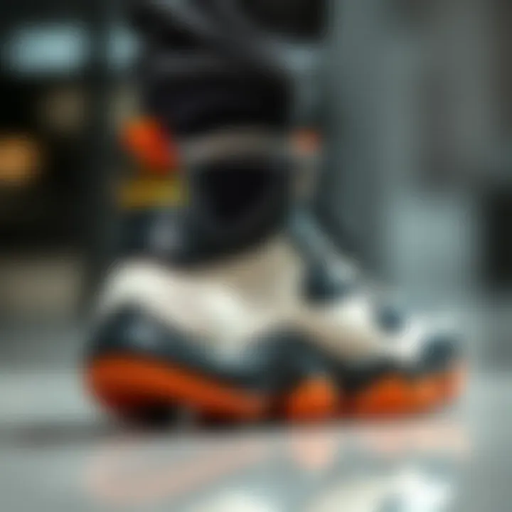 Design Features Close-up of the innovative design features of Jimmy Butler's shoes