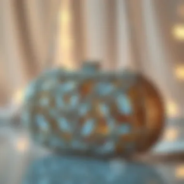 Intricate Designs of Crystal Evening Bags Elegant crystal evening bag adorned with intricate designs