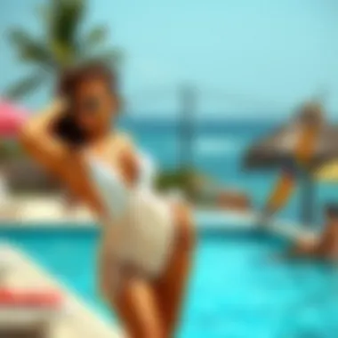 Chic Styling Ideas Chic styling ideas for one piece swimsuits with fringe