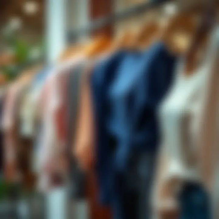 Diverse Collection of Tie Waist Tops Collection of different tie waist long sleeve tops on display