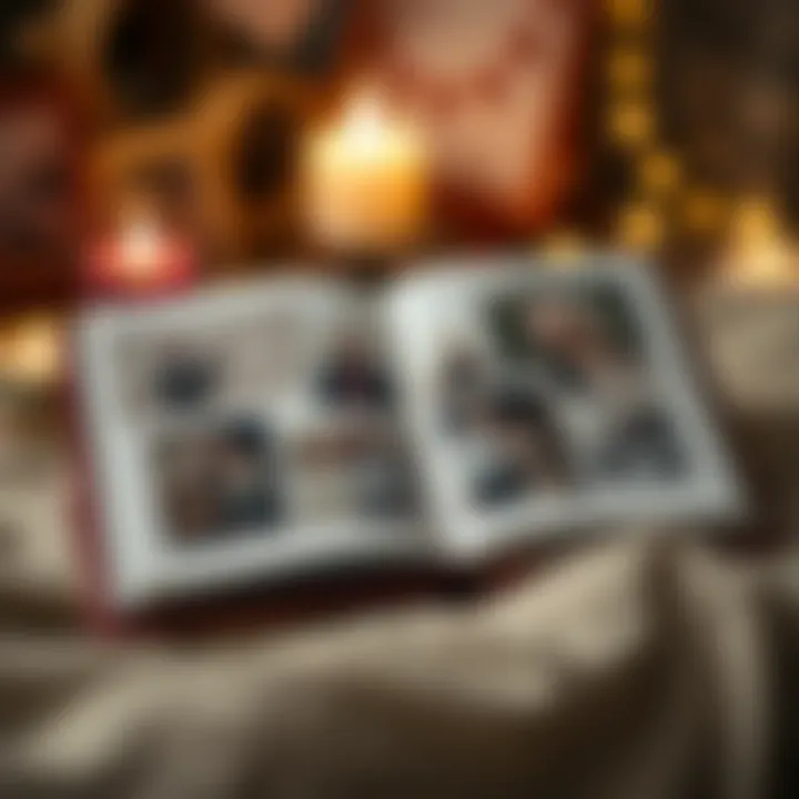 Memory book highlighting cherished moments