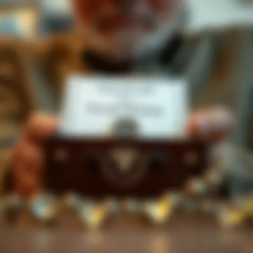 Personalized keepsake gift for an elderly man