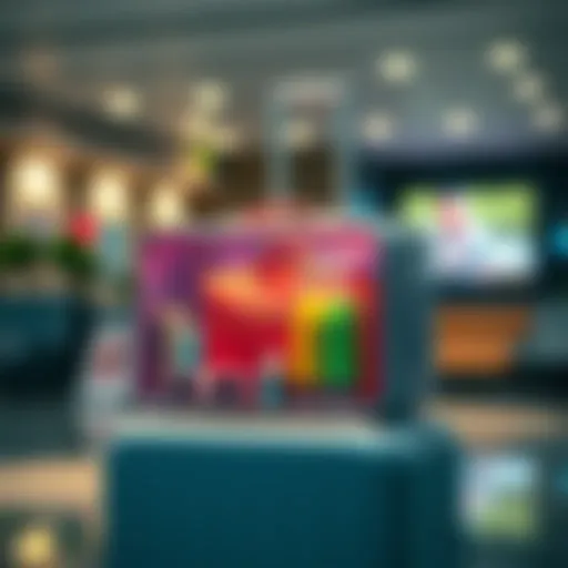 Aesthetic Appeal of Transparent Luggage Elegant transparent luggage cover showcasing vibrant travel essentials