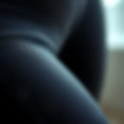 Close-up view of high-quality fabric texture