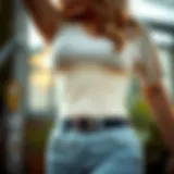 Waist Trainer Fit and Style Demonstration of a waist trainer worn over clothing