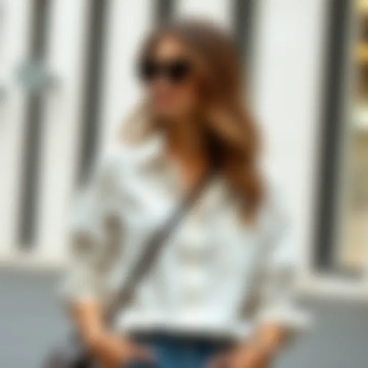 Oversized Shirts: A Blend of Comfort and Style Casual oversized shirt paired with chic accessories