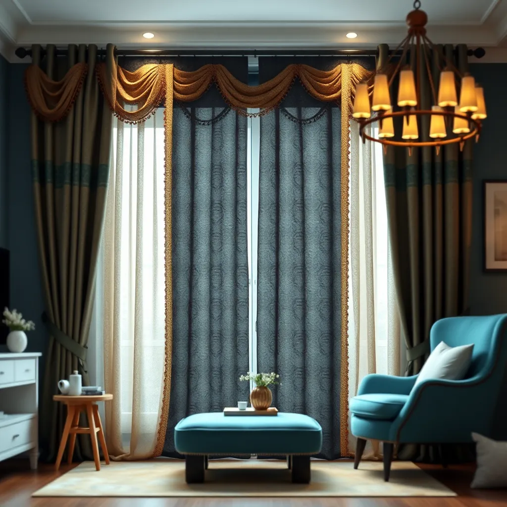 Decorative Window Curtains: Enhance Your Space - Large Window Ornate Curtains