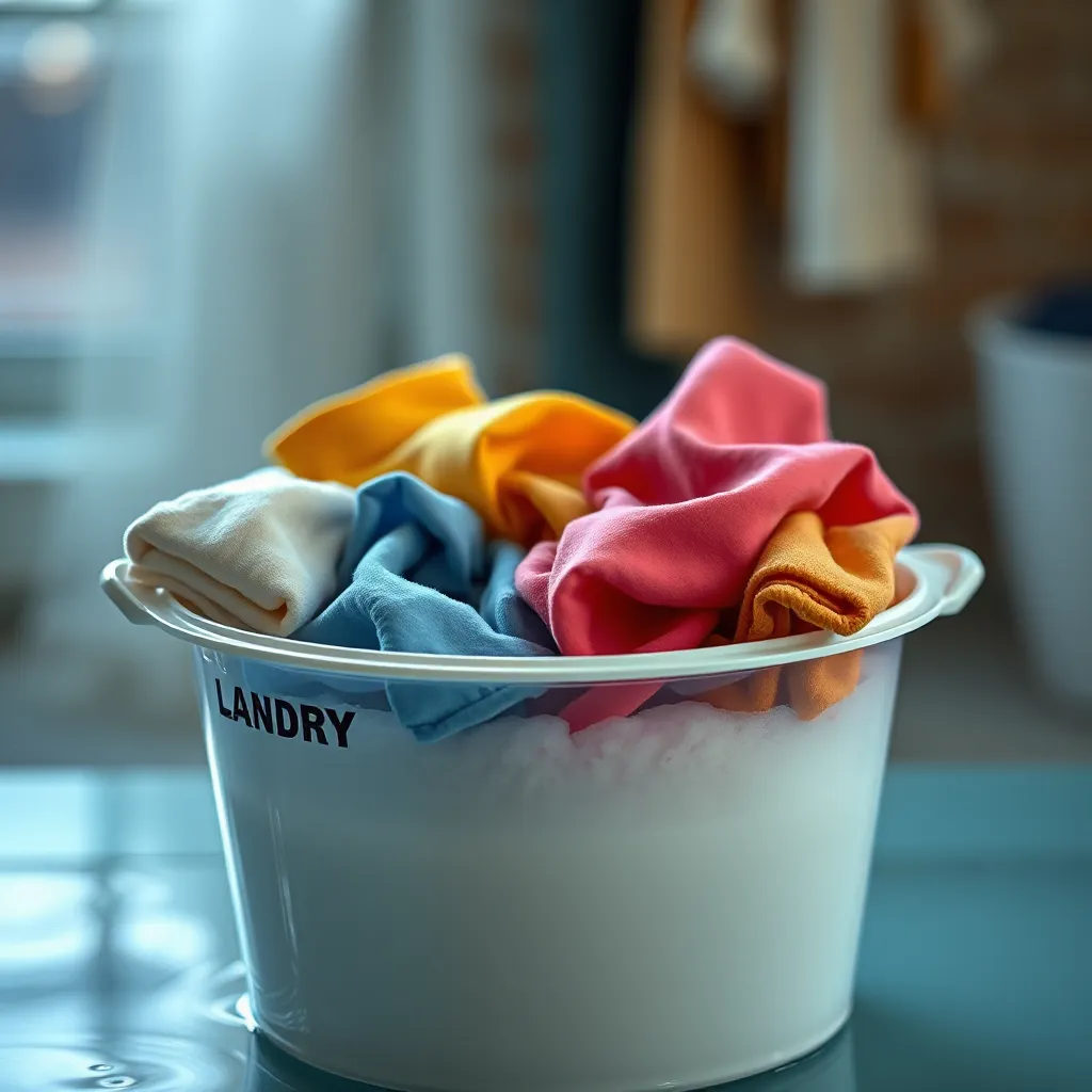Maximizing Garment Care with a Laundry Bucket